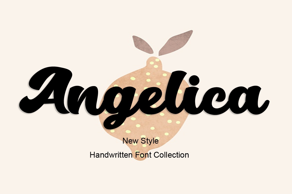 Angelica Font preview